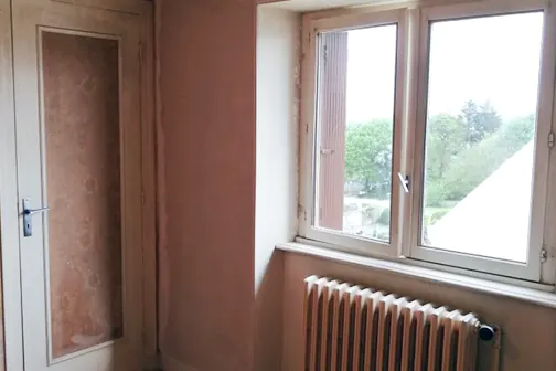 Rénovation d'un mur abîmé